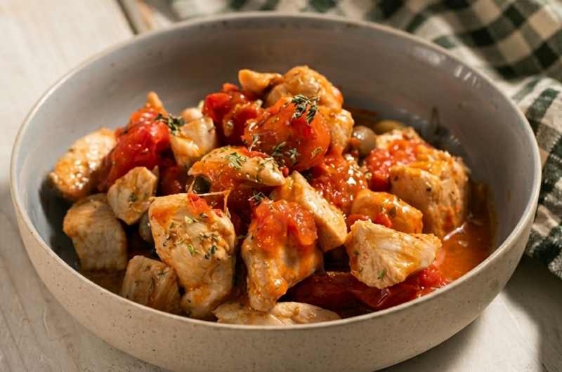 Frango à Mediterrânea: Receita Rápida, Saudável e Cheia de Sabor